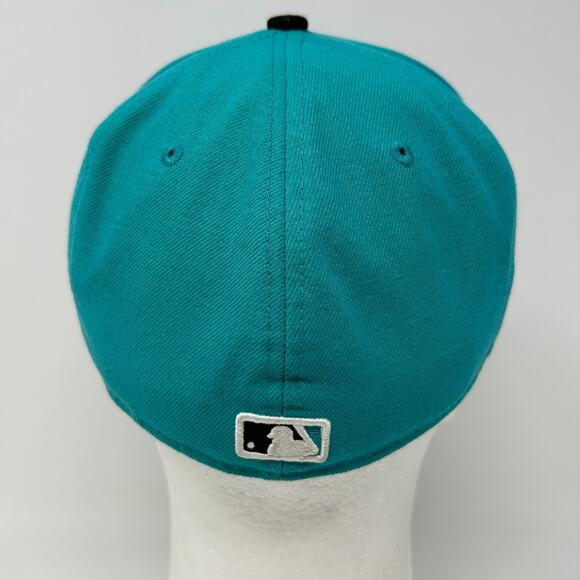 Florida Marlins Hat Baseball Cap New Era 59Fifty Wool Blend Green Fitted 7 1/4 - Picture 3 of 9
